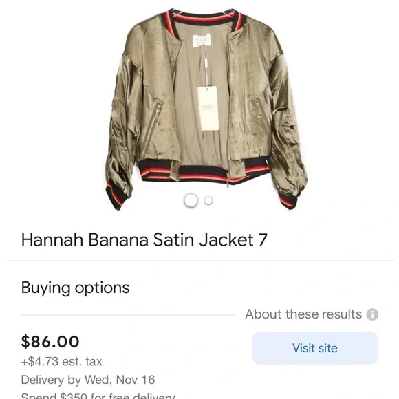 Hannah Banana Silk Jogger Set (8) NWT - Picture 4 of 10